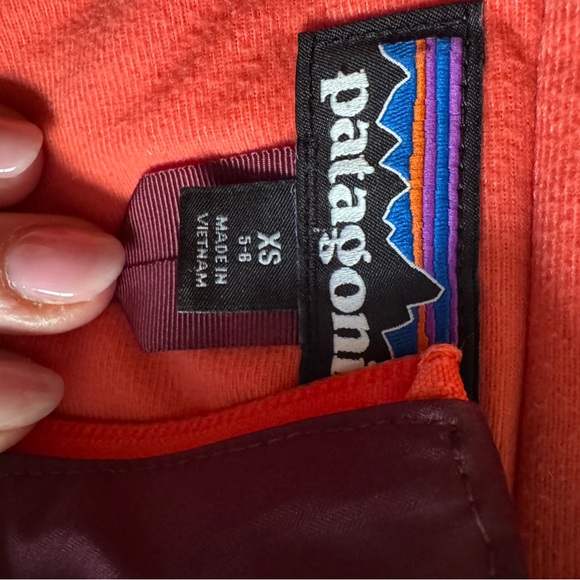 Patagonia Kids Snowboard Puffer Jacket - Pink and Purple - Picture 2 of 5